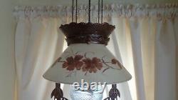 Antique (1870s) Iron Horse Hanging Lamp (Restored)