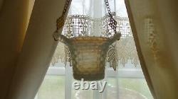 Antique (1870s) Iron Horse Hanging Lamp (Restored)