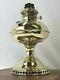 Antique 1890 Brass B&H Oil Lamp Kerosene Parlor Hurricane Lantern Vtg Old Early