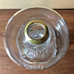 Antique 1890s Hobbs, Brockunier -BOLTON- Kerosene, oil, hurricane lamp, Complete