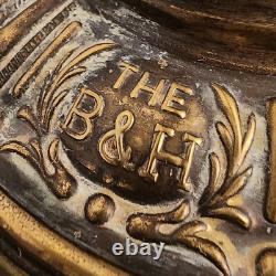 Antique 1920s BRADLEY & HUBBARD The B&H Oil Lamp Converted to Electric 2 Sockets