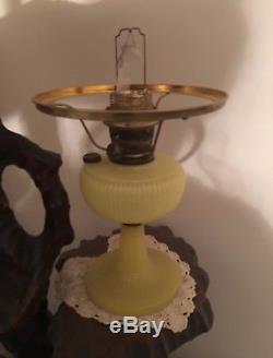 Antique 1938 Aladdin Vertique Moonstone Lamps