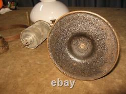 Antique 19th C. Student Oil Lamp CIVIL War Era 1863-70 Hinrichs Orig For Restore