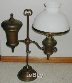 Antique A. L. Baron Student Oil Lamp