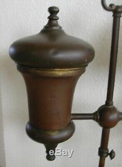 Antique A. L. Baron Student Oil Lamp