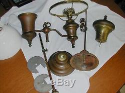 Antique A. L. Baron Student Oil Lamp