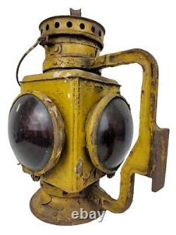 Antique Adams Westlake Pennsylvania Railroad PRR Caboose Oil Lantern Lamp Signal