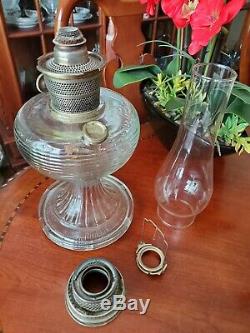 Antique Aladdin Beehive Oil Kerosene Lamp with Model B Burner