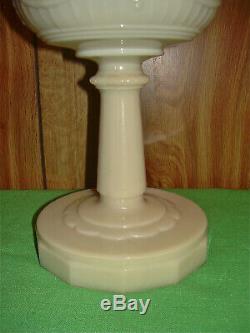 Antique Aladdin Kerosene Oil Lamp B-75 Scallop Foot Tall Lincoln Drape