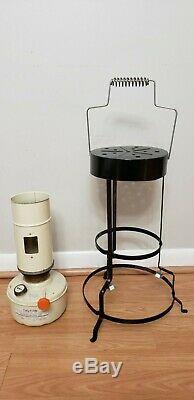Antique Aladdin Kerosene Paraffin Oil Space Heater Stove Blue Flame Vintage Lamp