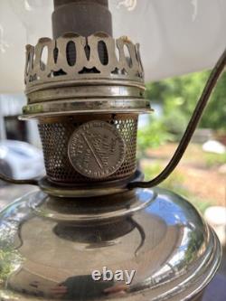 Antique Aladdin Model No 11 Nickel Lamp