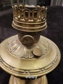 Antique Aladdin Model No 8 (1919-1920) Satin Brass Table Lamp