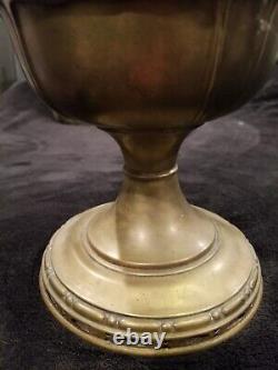 Antique Aladdin Model No 8 (1919-1920) Satin Brass Table Lamp