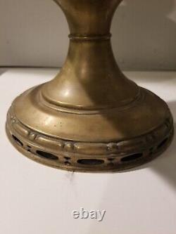 Antique Aladdin Model No 8 (1919-1920) Satin Brass Table Lamp