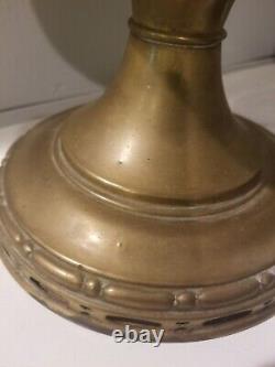 Antique Aladdin Model No 8 (1919-1920) Satin Brass Table Lamp