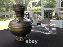 Antique Aladdin No 5 Hanging Oil Lamp