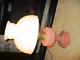 Antique Aladin Oil Lamp Mantle Lamp Co. Model B Moonstone Electrified Mint