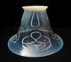 Antique Art Nouveau Uranium Green Opalescent Glass Oil Lamp Light Shade Vaseline