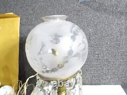 Antique Astral Lamp with antique Glass shade