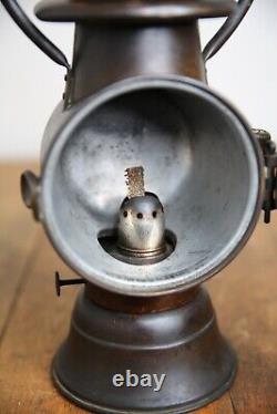 Antique Automobile Lantern Brass Car Headlamp Oil Lamp glass jewel accessory