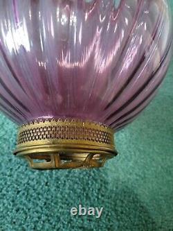 Antique B&H Bradley & Hubbard Parlor Banquet Oil Lamp 36 Vintage