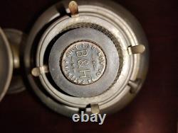 Antique B. & H. (Bradley and Hubbard) Kerosene Oil Lamp
