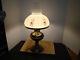 Antique B&H Electric Oil Lamp Works Great SEE PICS! 21 With shade