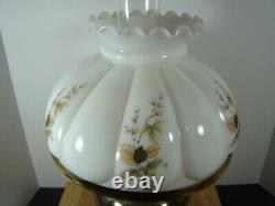 Antique B&H Electric Oil Lamp Works Great SEE PICS! 21 With shade
