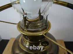 Antique B&H Electric Oil Lamp Works Great SEE PICS! 21 With shade