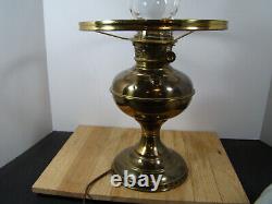 Antique B&H Electric Oil Lamp Works Great SEE PICS! 21 With shade