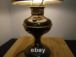 Antique B&H Electric Oil Lamp Works Great SEE PICS! 21 With shade