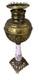 Antique Banquet Parlor Kerosene Oil Lamp Electrified