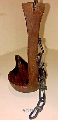 Antique Betty/Grease hanging Lamp nice