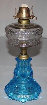 Antique Blue Base Clear Font Blue Petticoat W. B. G. Corp Eldorado Burner