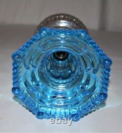 Antique Blue Base Clear Font Blue Petticoat W. B. G. Corp Eldorado Burner