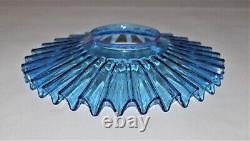 Antique Blue Base Clear Font Blue Petticoat W. B. G. Corp Eldorado Burner