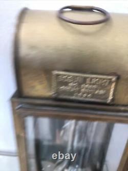 Antique Bosun Light NO 1889 GB 1926 Cabin Lantern Oil Lamp