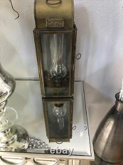 Antique Bosun Light NO 1889 GB 1926 Cabin Lantern Oil Lamp