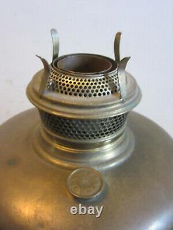 Antique Bradley & Hubbard B&H Mission Arts & Crafts Oil Lamp Brass, Painted #170