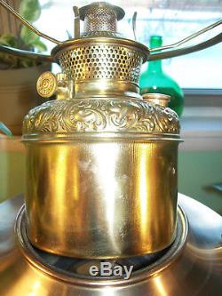 Antique'' Bradley & Hubbard Banquet Oil Lamp