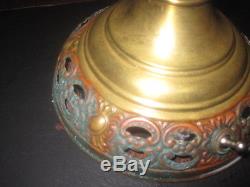 Antique Bradley & Hubbard Banquet Oil Lamp, Converted To Electric