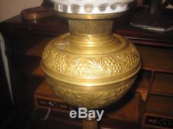 Antique Bradley & Hubbard Banquet Oil Lamp, Converted To Electric
