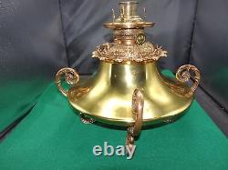 Antique Bradley & Hubbard Brass & Copper Clad Central Draft Oil Lamp Base
