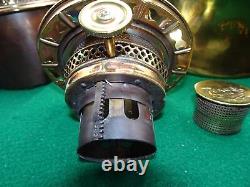 Antique Bradley & Hubbard Brass & Copper Clad Central Draft Oil Lamp Base