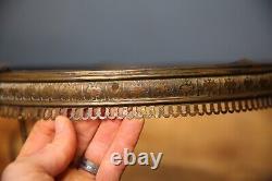 Antique Bradley Hubbard Oil lamp Light brass pull down ceiling Fixture Parts