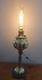 Antique Bradley & Hubbard Parlor Oil Kerosene Brass Corinthian Column Lamp 31