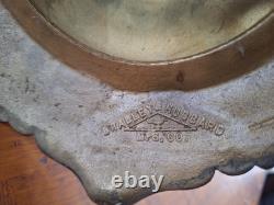 Antique Bradley & Hubbard Parlor Oil Kerosene Brass Corinthian Column Lamp 31