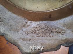 Antique Bradley & Hubbard Parlor Oil Kerosene Brass Corinthian Column Lamp 31