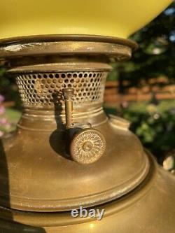Antique'' Bradley & Hubbard Parlor Oil Lamp