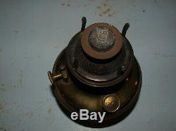 Antique Brass B & H Bradley & Hubbard Hanging Oil Lamp